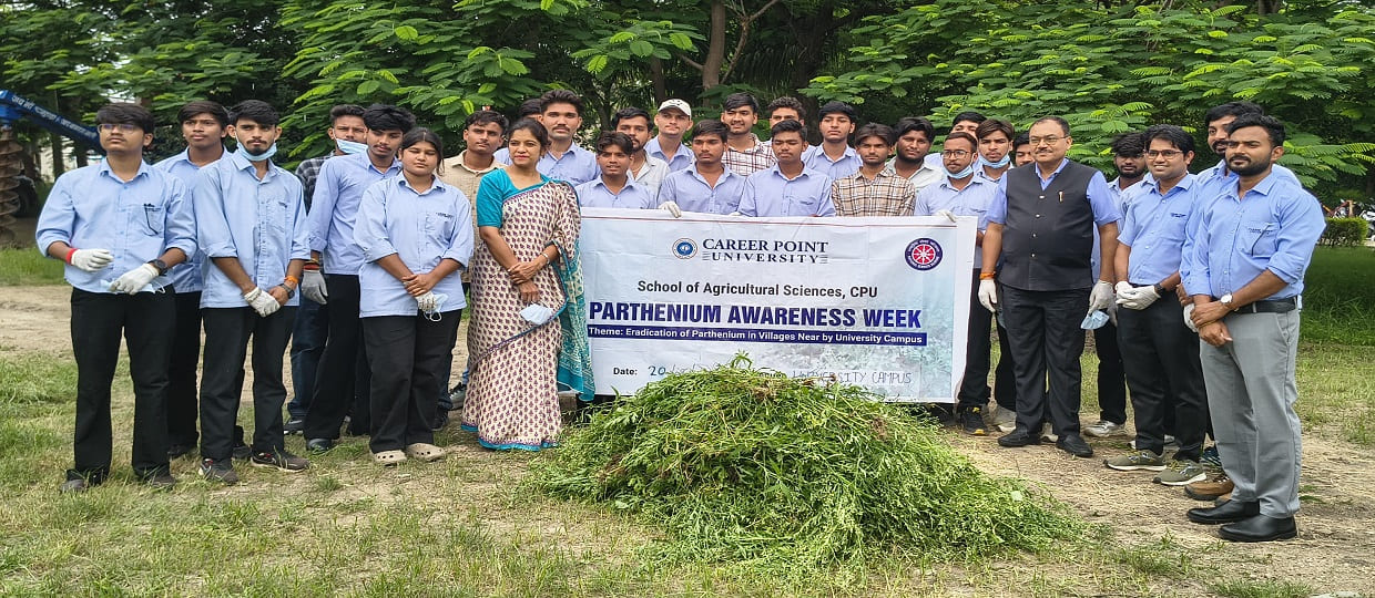 CPU Observes Parthenium Eradication Week: A Step Towards Sustainable Development