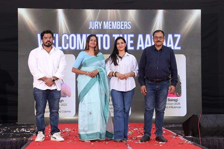 Mr. Attire, Ms. Attire, Mr. Performer and Ms. Performer winners at AAGAAZ 2026