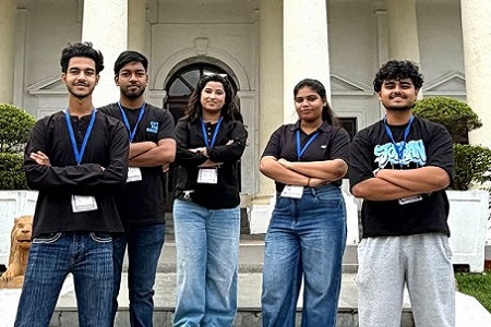 Team Fotographia of Career Point University in the Top 4 of 24 Frames photography competition at Thomso'26