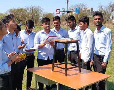 CPU Agricultural students during Practical Class of Wind vane (Weathervane) new
